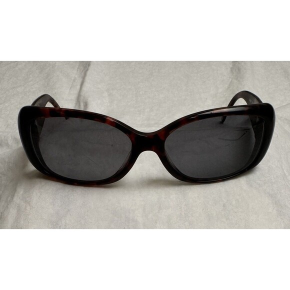 LIZ CLAIBORNE Sunglasses L536/S Polished Black Wrap 57-16-130 FRAMES ONLY - Picture 2 of 13